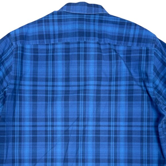 UNTUCKit Men's EUC Notro Blue Plaid Button Up Shirt | Size L - Picture 5 of 8
